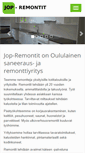 Mobile Screenshot of jop-remontit.fi